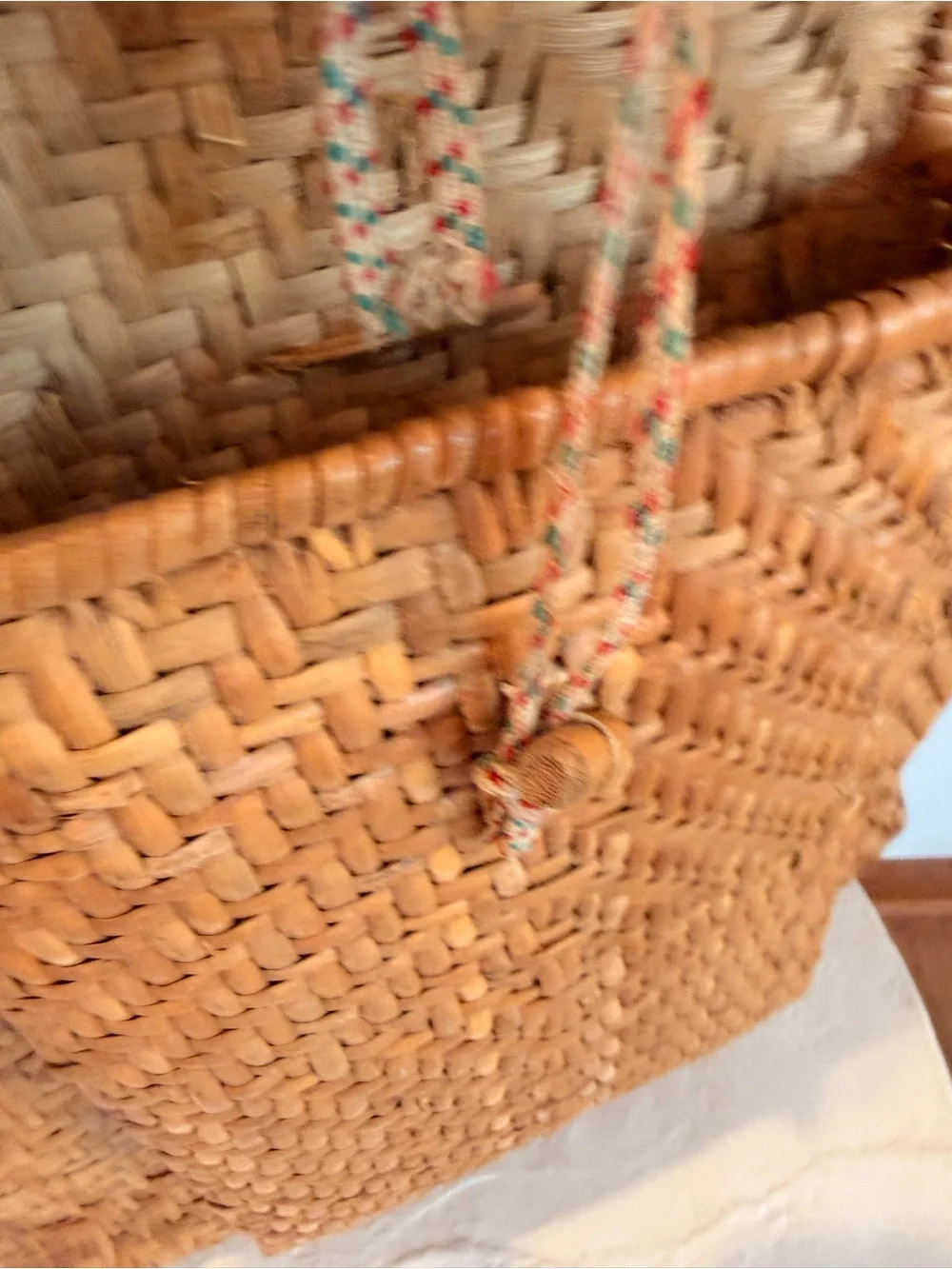 VINTAGE PASIKING HANDCRAFTED WOVEN RATTAN/BAMBOO BACKPACK PRIMITIVE